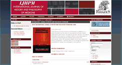 Desktop Screenshot of ijhpm.org